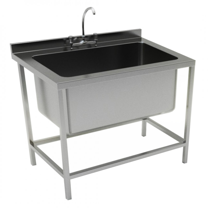 Lavafondo 1 Taza S/Secador 105x70x85cm C/Desagüe | Big Cook