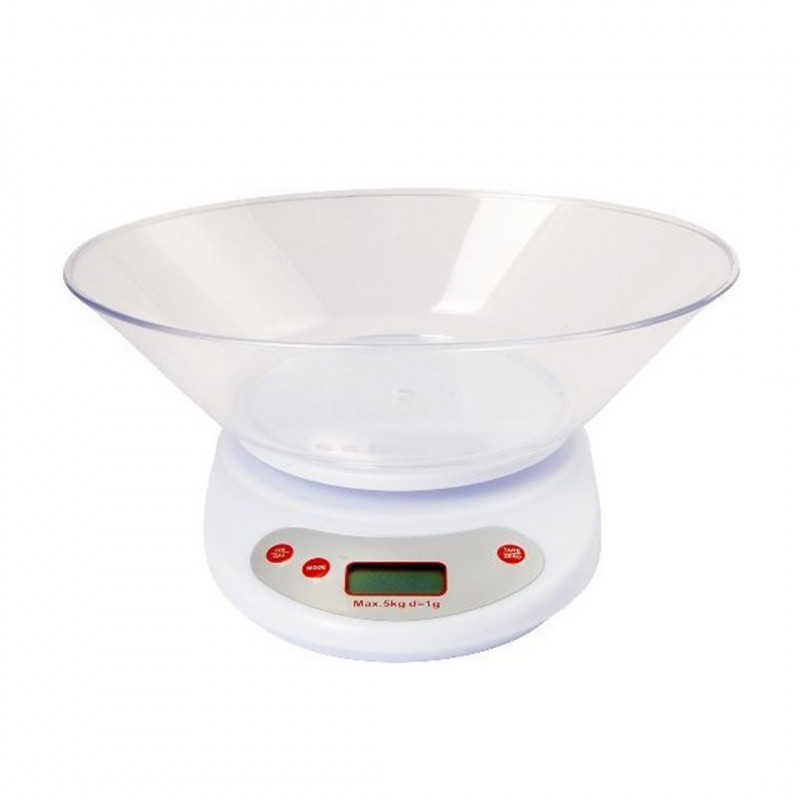 Balanza Digital Sobremesa Portatil C/Recip 1G/5Kg Big Chef Yz-1811