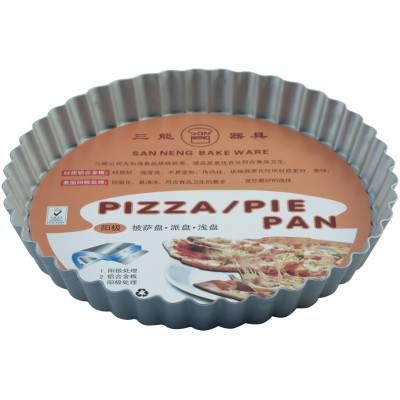 Molde Tartaleta Acanalado Desmontable Alum 1.0Mm Ø24X2.6Cm S