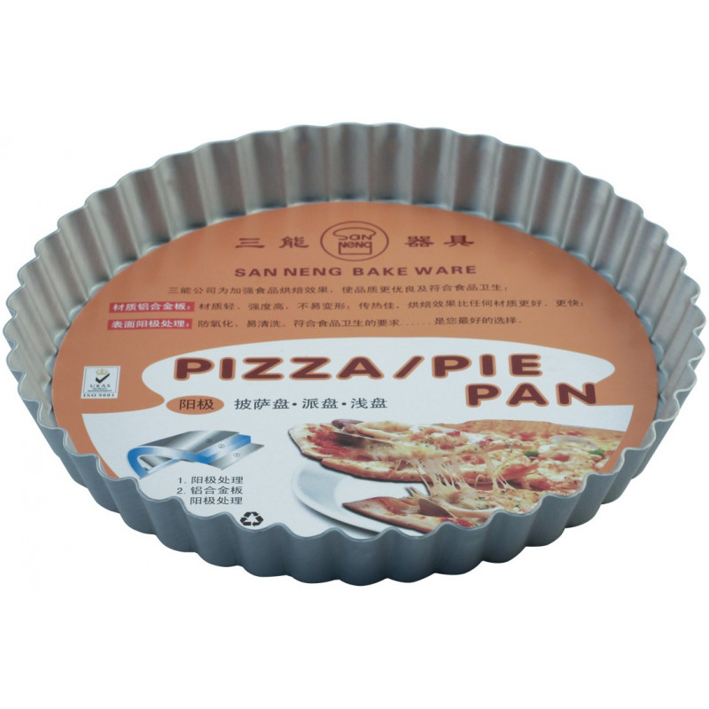 Molde Tartaleta Acanalado Desmontable Alum 1.0Mm Ø24X2.6Cm S