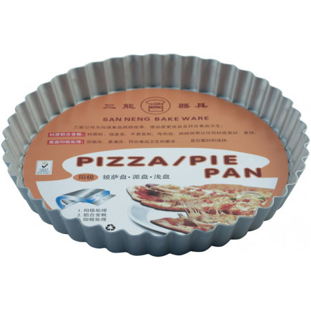 Molde Tartaleta Acanalado Desmontable Alum 1.0Mm Ø24X2.6Cm S