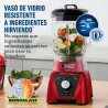 Licuadora Oster Xpert Blst3bcpg 2hp 2 Litros Vaso de Vidrio Rojo