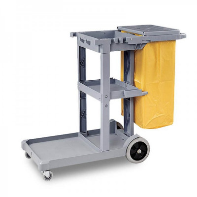 Carro aseo con bolsa 121x46.5x100cm