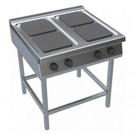 Anafe eléctrico de 4PL Alto Mural | Marca BC-Big Cook