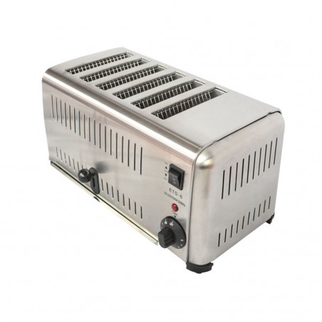 Tostador Eléctrico 6 Ranuras Profesional Marca Big Cook