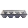 Organizador Cubiertos Pp 4 Comparti 52X29X10Cm Gris