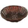 Cesta Polyrattan Redonda Marrón | Ø17.8x5cm
