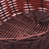 Cesta Polyrattan Ovalada Marron | 25x17x6cm