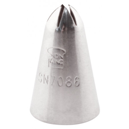 Boquilla Estrella 6P Inox Ø8.5Xø17X30Mm Sanneng Sn7086