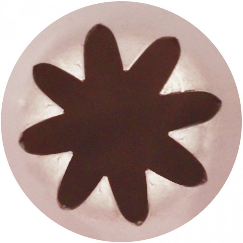 Boquilla Estrella 8P Inox Ø14Xø24X41Mm Sanneng Sn7092