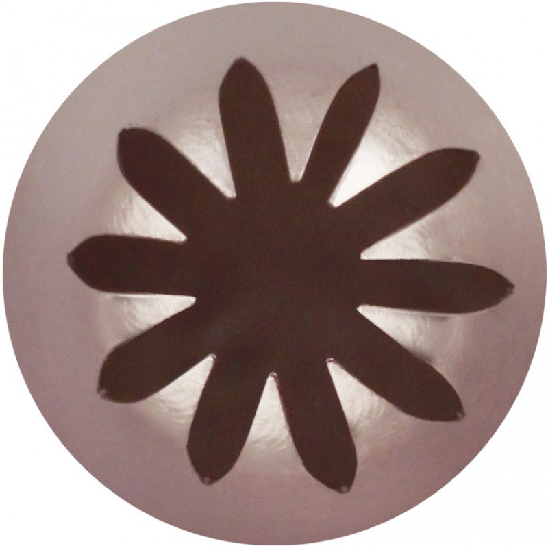 Boquilla Rizada 10P Inox Ø19.5Xø29.5X46Mm Sanneng Sn7101