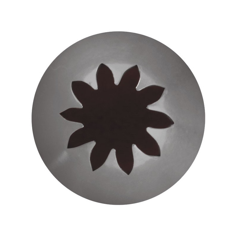 Boquilla Rizada 10P Inox Ø10Xø25X40Mm Sanneng Sn7104