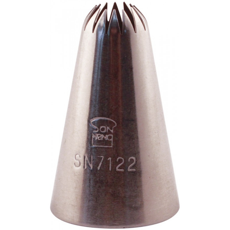 Boquilla Rizada 14P Inox Ø13Xø24X39Mm Sanneng Sn7122