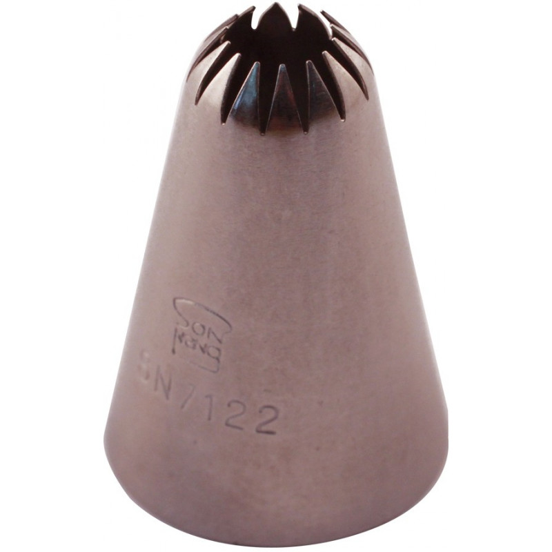 Boquilla Rizada 14P Inox Ø13Xø24X39Mm Sanneng Sn7122