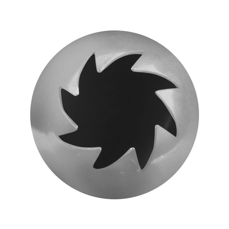 Boquilla Rizada 16P Inox Ø13Xø25X40Mm Sanneng Sn7162