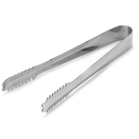 Pinza Hielo Inox 17Cm