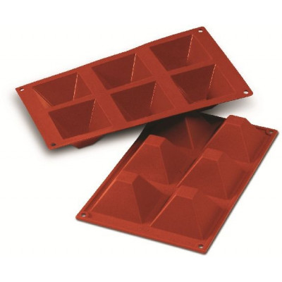 Molde Piramide Silicon Silikomart 7.1X4Cm