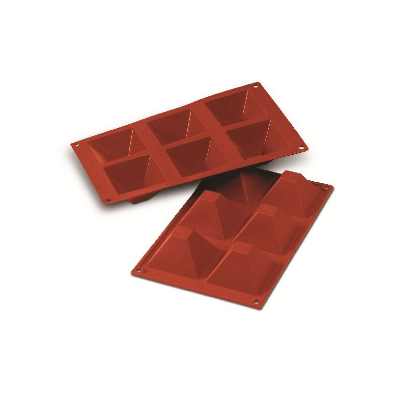 Molde Piramide Silicon Silikomart 7.1X4Cm