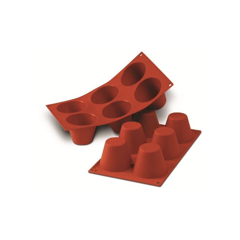 Molde Silicon 6 Muffins Ø7.5X6Cm Silikomart