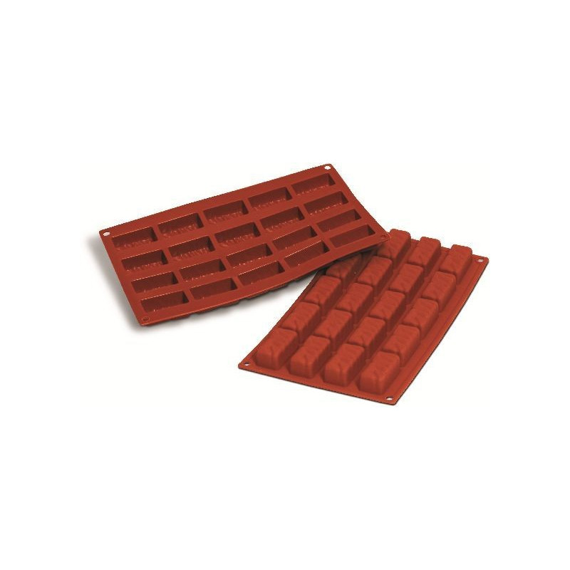 Molde Silicon Mini Turron 5X2.5X2Cm Silikomart