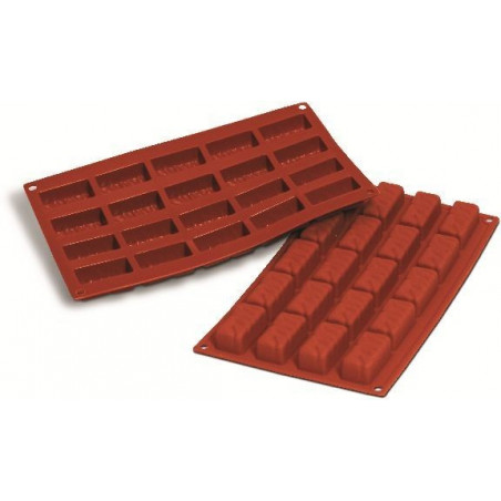 Molde Silicon Mini Turron 5X2.5X2Cm Silikomart