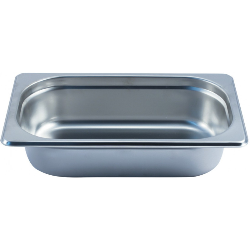 Depósito gastronorm 1/4 6.5cm acero inoxidable 0.6mm Big Chef