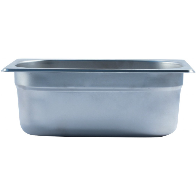 Depósito gastronorm 1/4 10cm acero inoxidable 0.6mm Big Chef