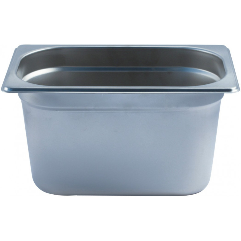 Depósito gastronorm 1/4 15cm acero inoxidable 0.6mm Big Chef