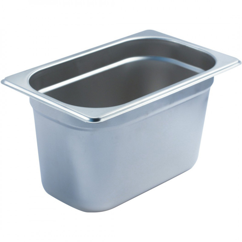 Depósito gastronorm 1/4 15cm acero inoxidable 0.6mm Big Chef