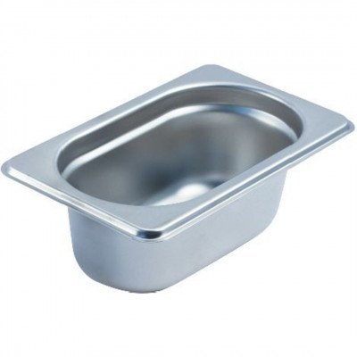 Depósito gastronorm 1/9 6.5cm acero inoxidable 0.6mm Big Chef