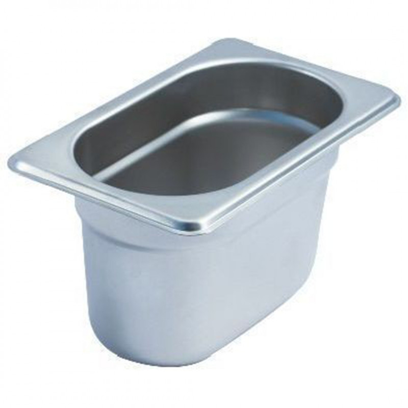 Depósito gastronorm 1/9 10cm acero inoxidable 0.6mm Big Chef