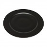 Set plato 28cm 3 piezas porcelana negra Eclipse