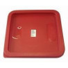 Tapa Contenedor Roja Poliestireno 23Cm