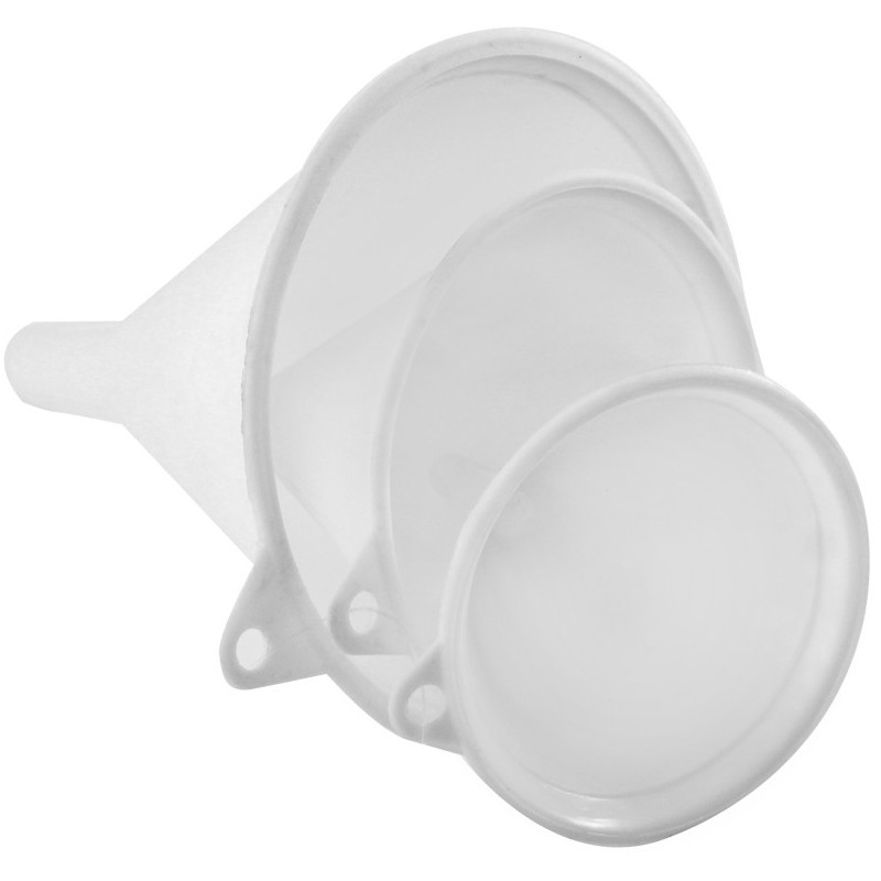 Embudo Plast Ø0.75-Ø1.25Cm Set 3Unds
