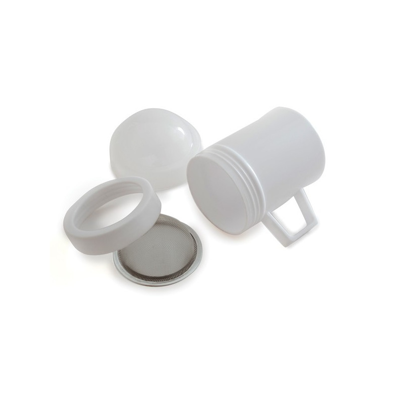 Espolvoreador Azucar Flor 230ml con Asa Plástico