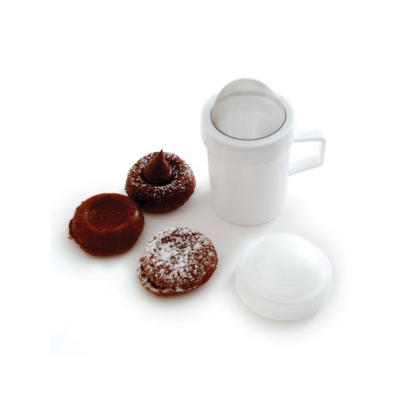 Espolvoreador Azucar Flor 230ml con Asa Plástico