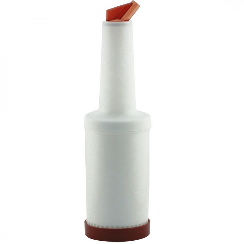 Botella Bar 1L Plast Transp C Lar C/Dosif