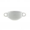 Set 6 Taza Consomé 240ml Porcelana | Hotel