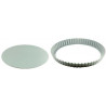 Molde Kuchen Acanalado Desmontable Alum 0.8Mm 28X26X2.6Cm Sanneng