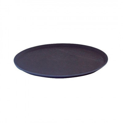 Bandeja Garzón 45cm Plástico Antideslizante Negra