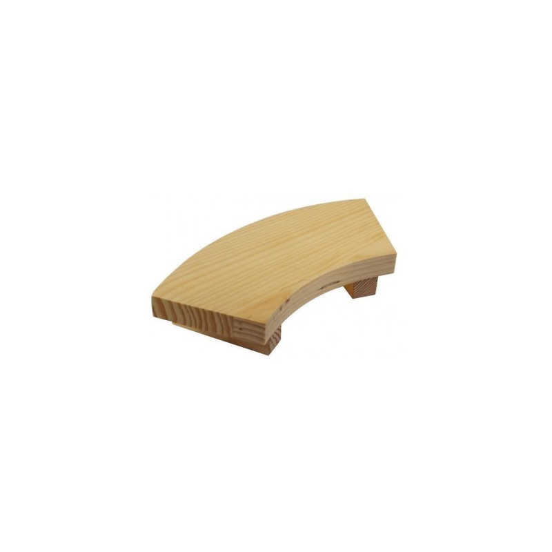 Bandeja Sushi Arco Madera Natural 30X14X5Cm
