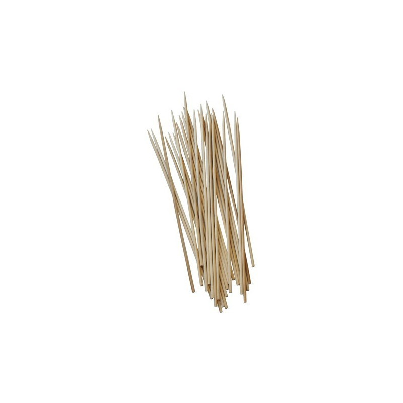 Palito Brocheta 25Cm Bambu 100Un