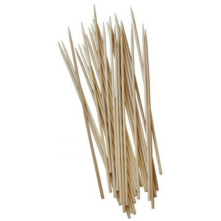Palito Brocheta 25Cm Bambu 100Un