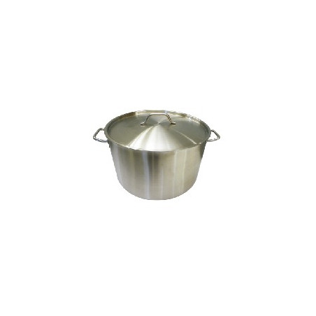 Cacerola Alta 44L Inox 1.0Mm Ø45X28Cm C/Tapa F/Difusor Big C