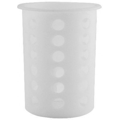 Cilindro Cubiertos Plast 11X14Cm Blanco