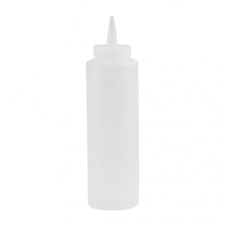 Botella Salsa 350ml Plástico Transparente