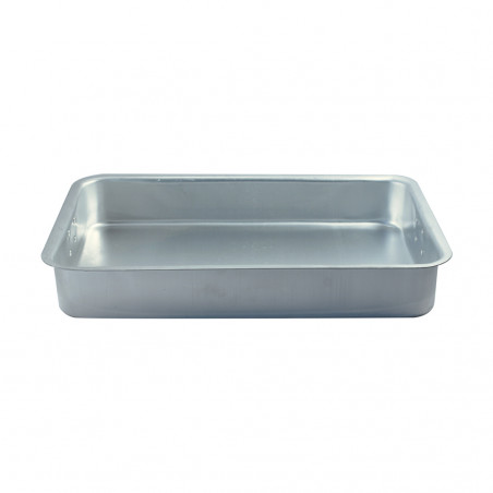 ASADERA RECT ALUM HOTEL MANILLAS ABATIBLES 60X40X8CM LAVADO 1.7MM EL ROBLE