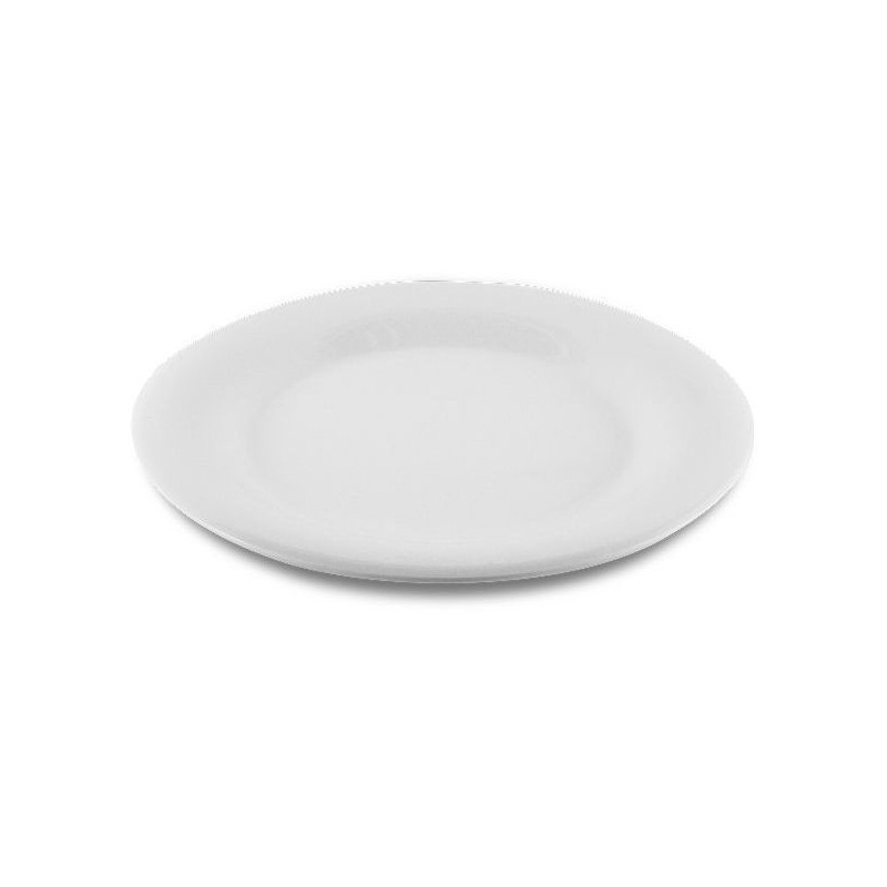 Set 6 Plato Entrada 19cm Melamina Blanco | Art