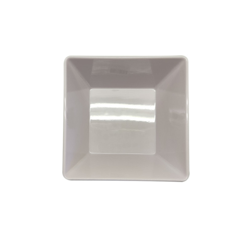 Set 3 bowl cuadrado blanco melamina ART 18cm