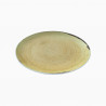 SET 3 PLATO FUSION PRES RDO 28CM PORC AMARILLO